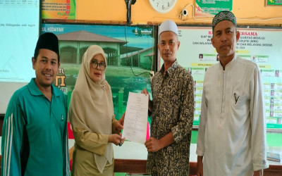 MTsN 1 Aceh Tamiang Lakukan Finalisasi dan Pengesahan AD/ART Koperasi Zona Integritas