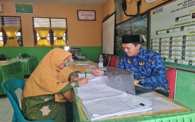 MTsN 1 Aceh Tamiang Laksanakan Supervisi Akademik Sesuai KMA 624 Tahun 2021