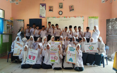 MTsN 1 Aceh Tamiang Gelar P5RA : Tumbuhkan Gaya Hidup Sehat dan Kreativitas Anti Rokok pada Generasi Muda