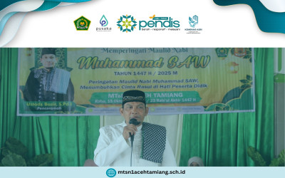 MTsN 1 Aceh Tamiang Sukses Gelar Maulid Nabi: Menumbuhkan Cinta Rasul di Hati Peserta Didik